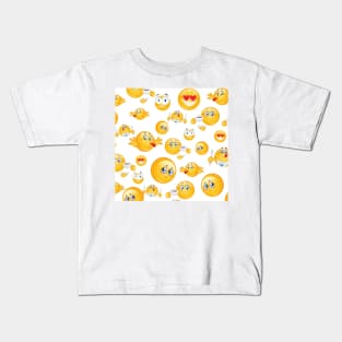 Emoji Pattern 1 Kids T-Shirt
